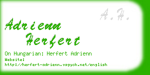 adrienn herfert business card